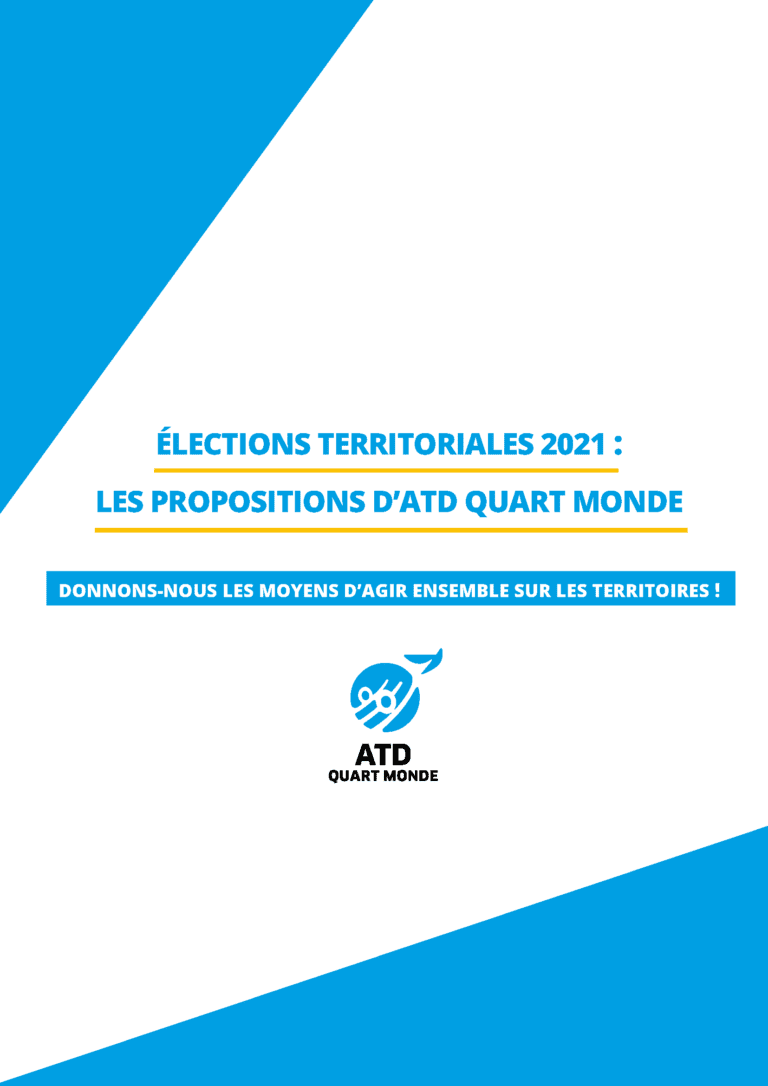 2021 electionsterritoriales les propositions d atd quart monde page 01