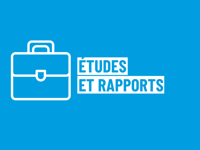 Rapports et études