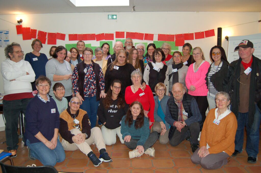 Croisement des savoirs avec des militants à Méry janvier 2025