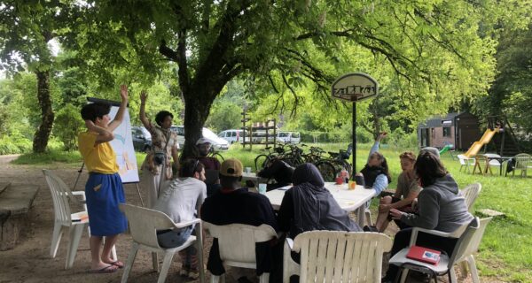Travail sur la santé mentale à la Bise. © ATD Quart Monde